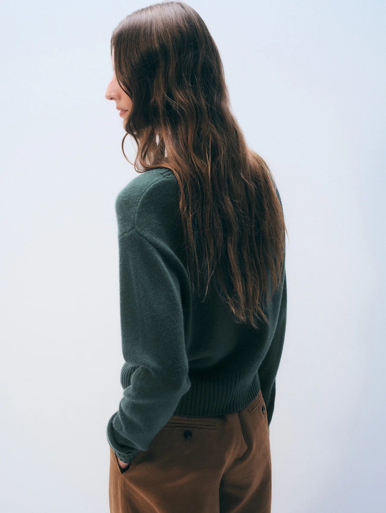 Wide Rib Cashmere Sweater