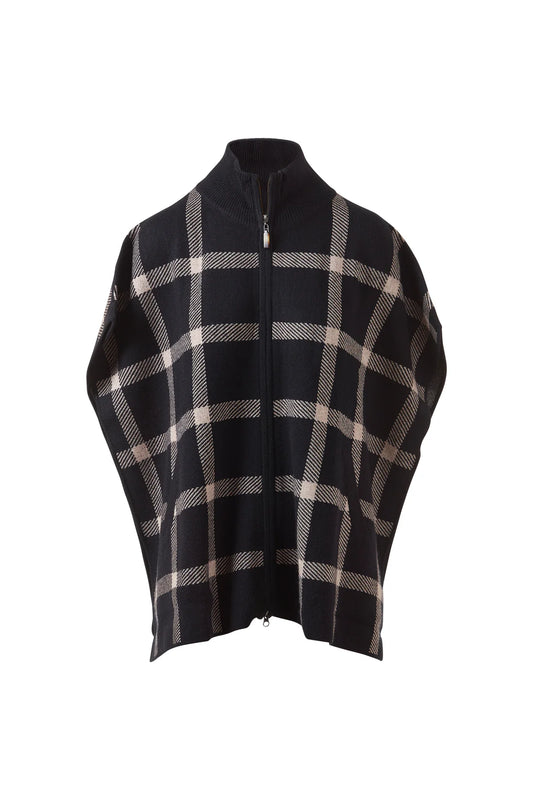 Sleeveless Zip Mock Blend Cardigan